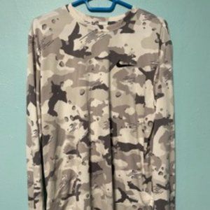 Digital Camo White Nike Long Sleeve